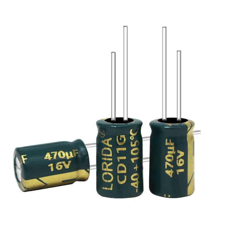 470μF 16V Radial Aluminum Electrolytic Capacitor