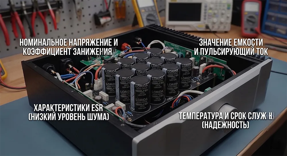 Руководство по выбору конденсаторов для аудиоусилителя